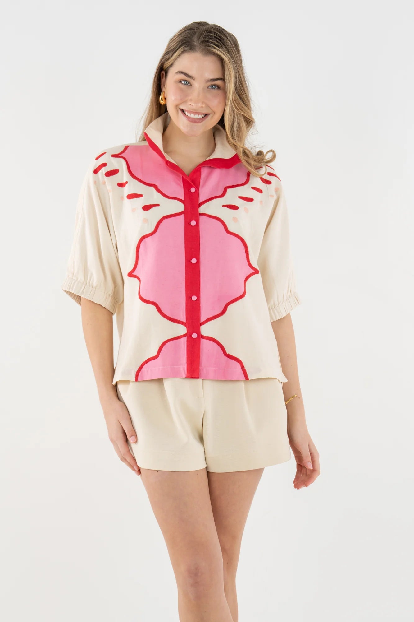Em678 Pink Palace Blouse