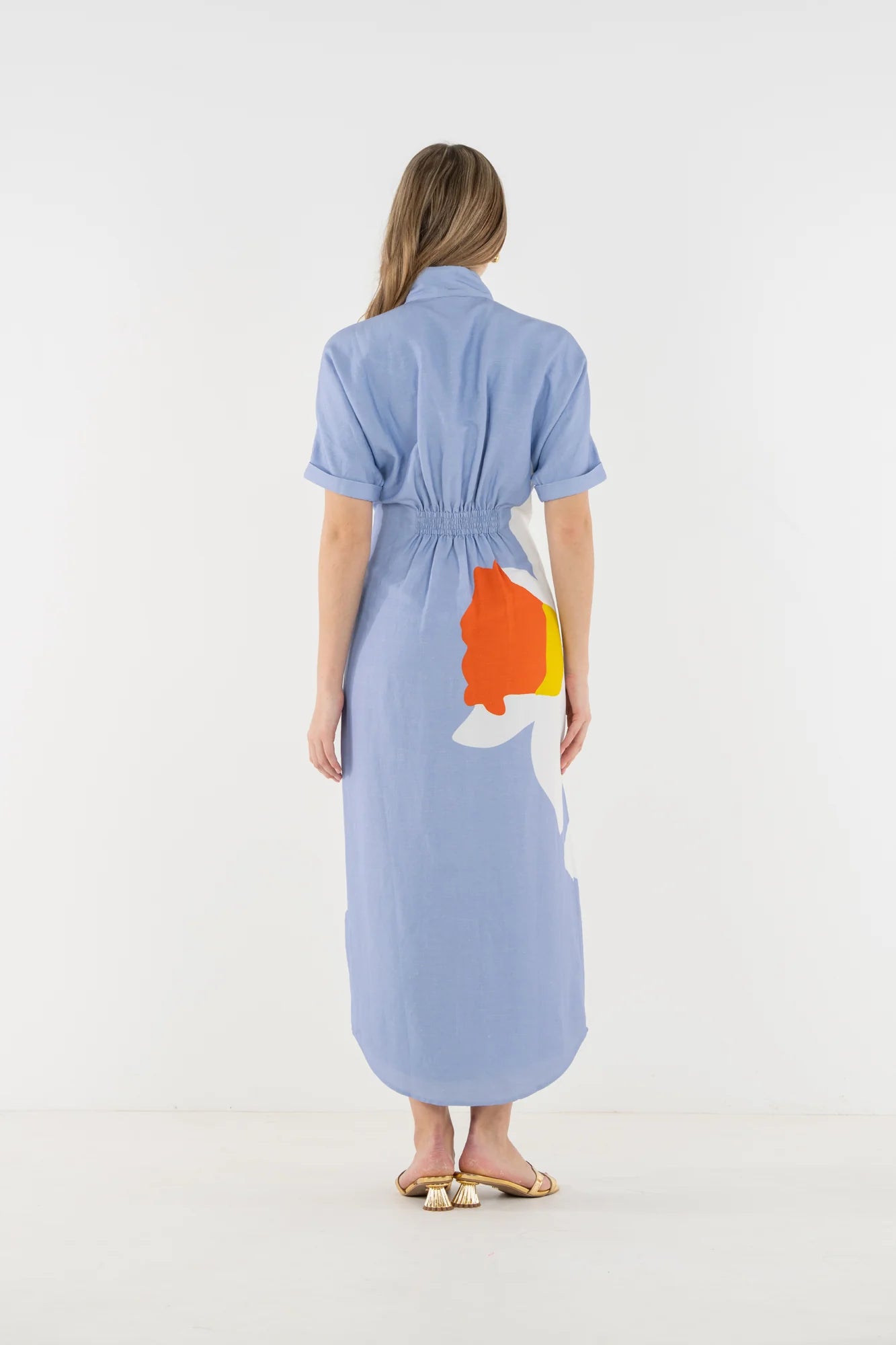 Em741 Floral Windmill Dress