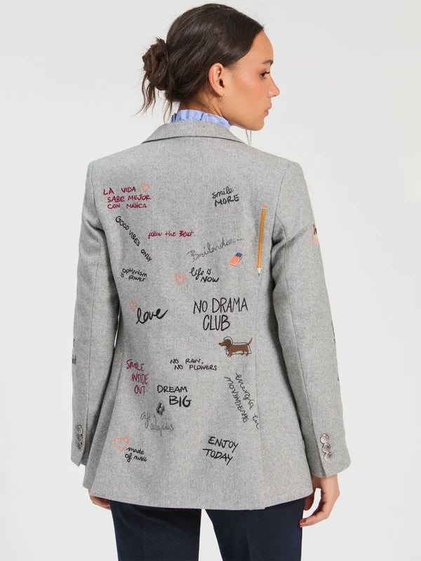 Vi33797 Adventures Grey Blazer