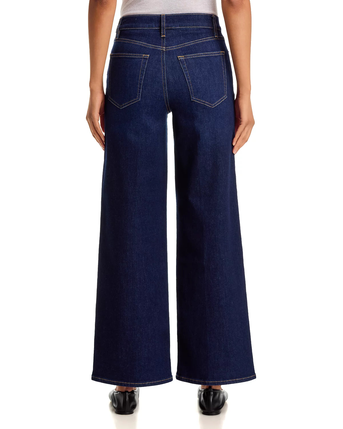 Freb814 Slim Palazzo Button - Fairway