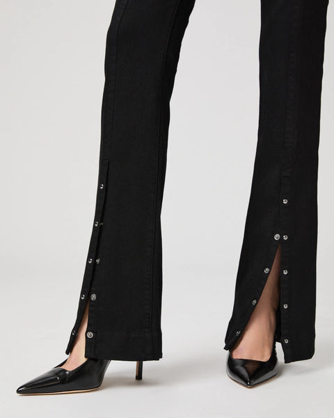 Pa2139 Black Bootcut with Snap Hem