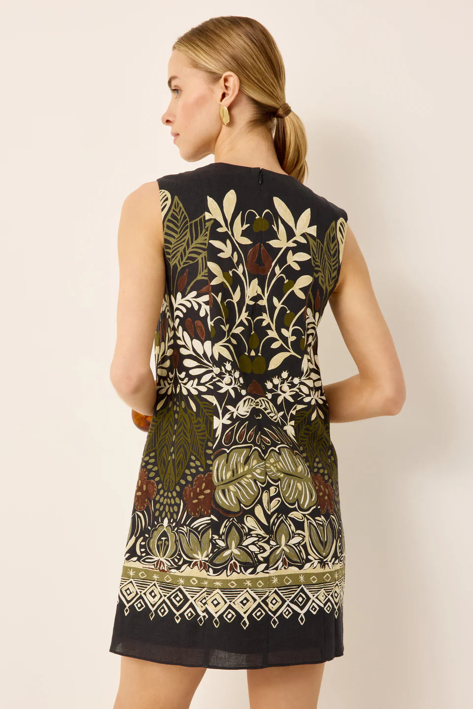Ma281c Tribal Shift Dress