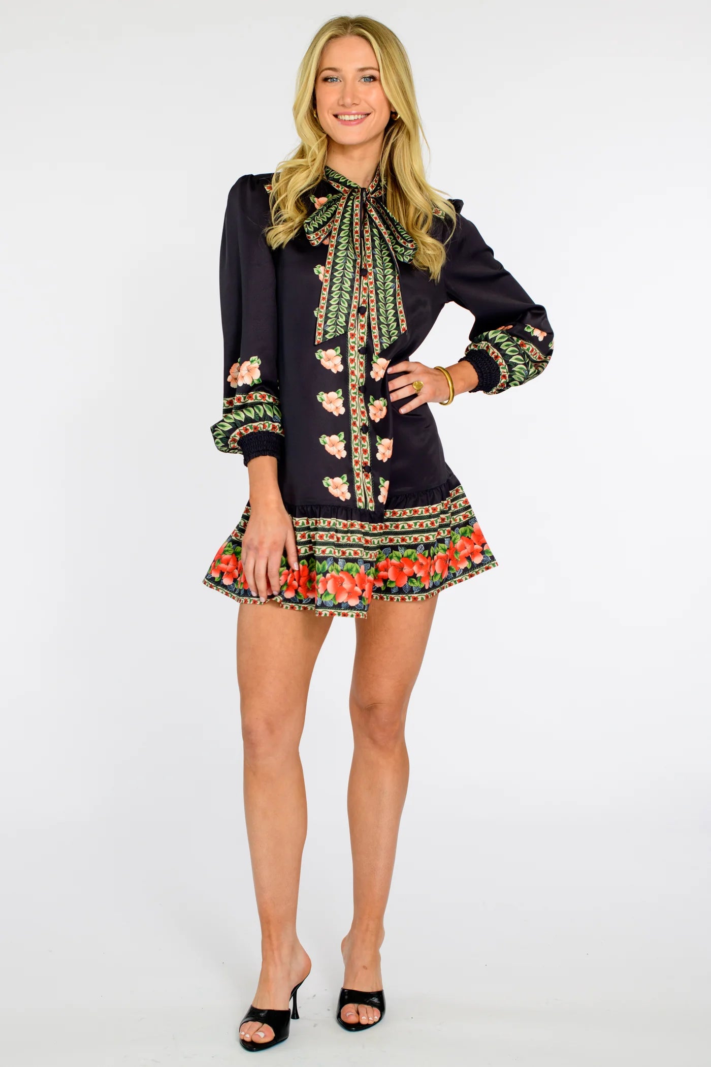 El8263 Bow Mini Dress