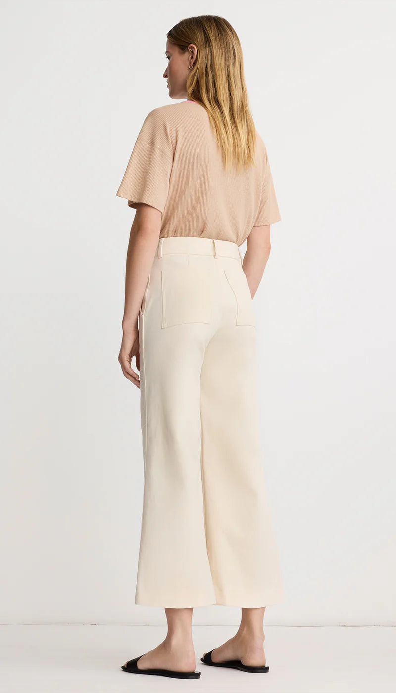 Sm26005 Cream Culotte Pants