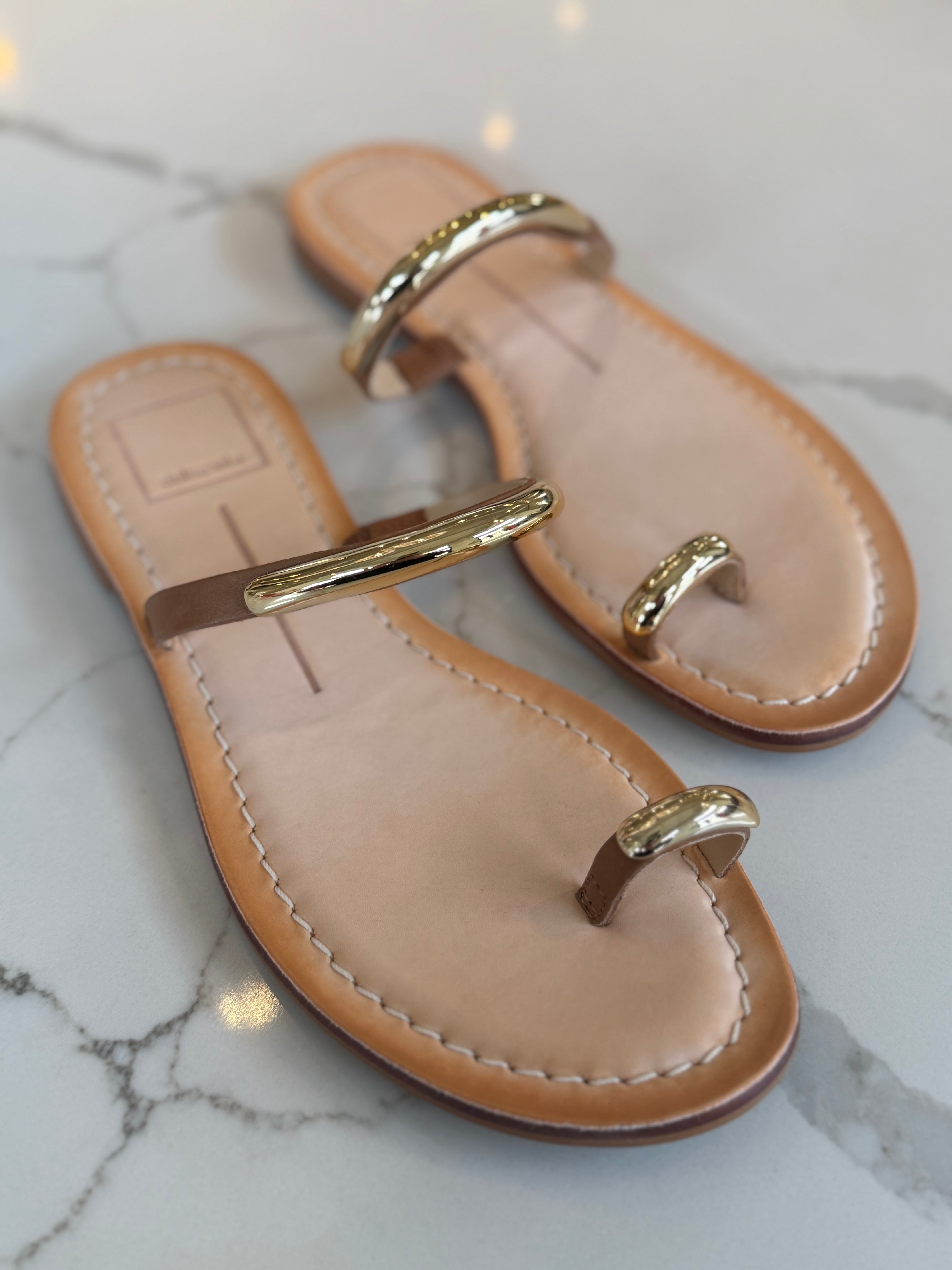 Nude Leather Sandal