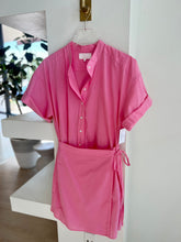 Load image into Gallery viewer, Xixctp006 Rose Pink Belted Dress
