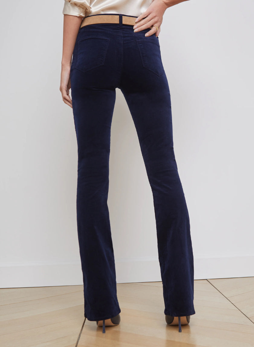 La2698 Stevie Straight Leg - Navy Velvet