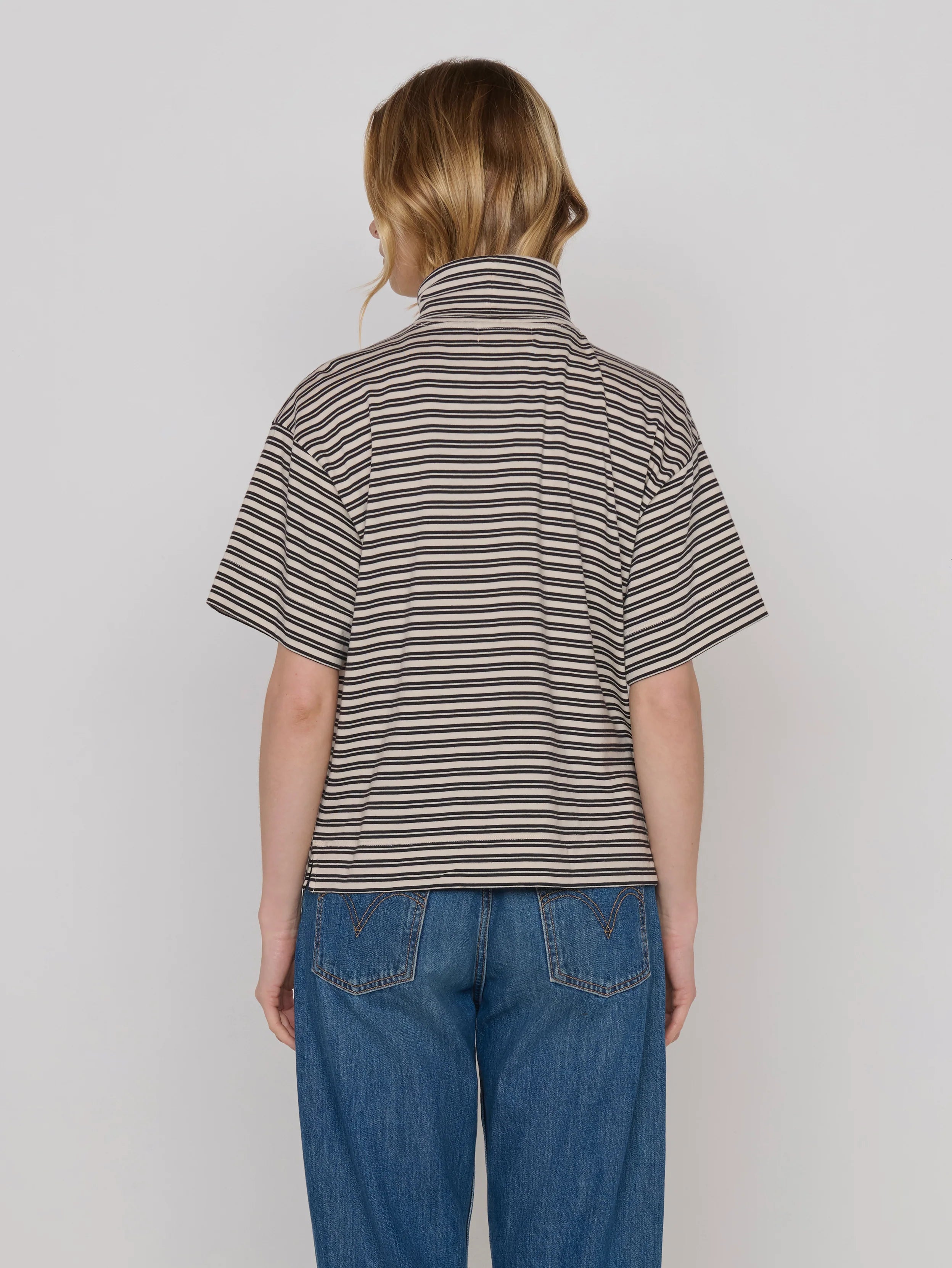 Na2298 Vintage Stripe Turtleneck