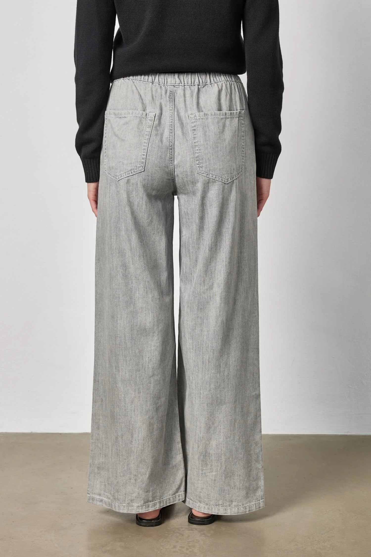 Lipa3261 Grey Denim Pant