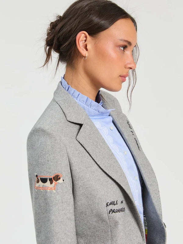 Vi33797 Adventures Grey Blazer