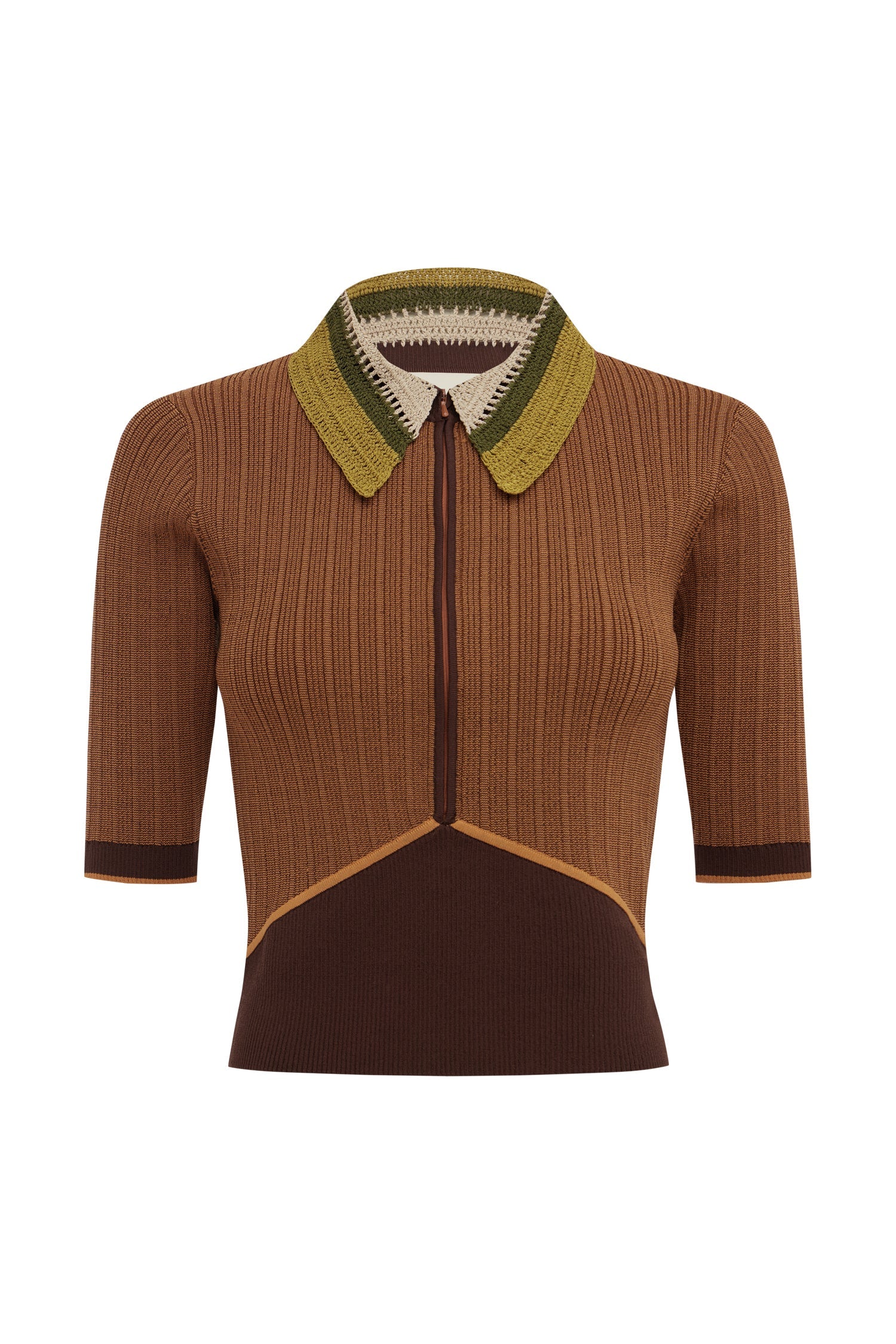 Al8033 Wilder Knit Polo Top