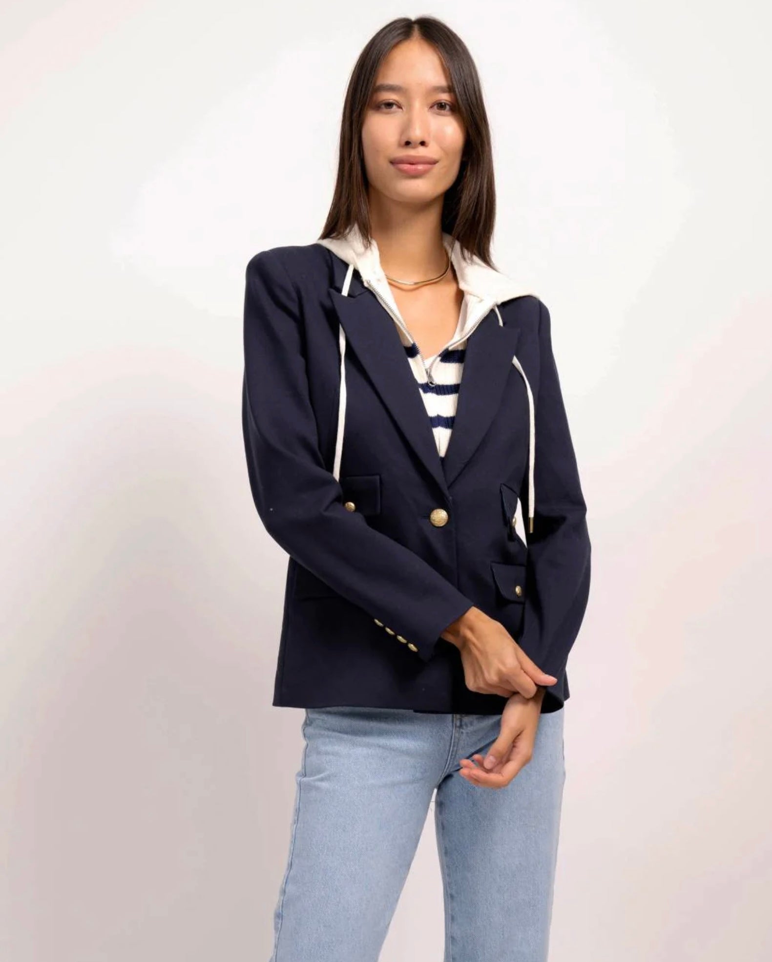 Ce2121w Dawson Navy Dickie Blazer