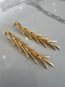Mc3619 Gold Branch Earring