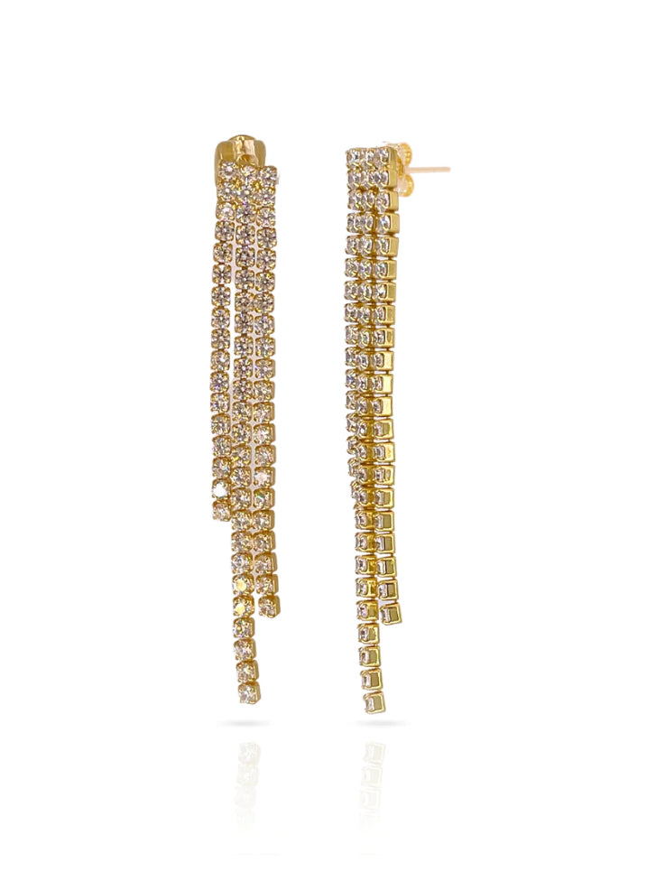 Met CZ Earrings