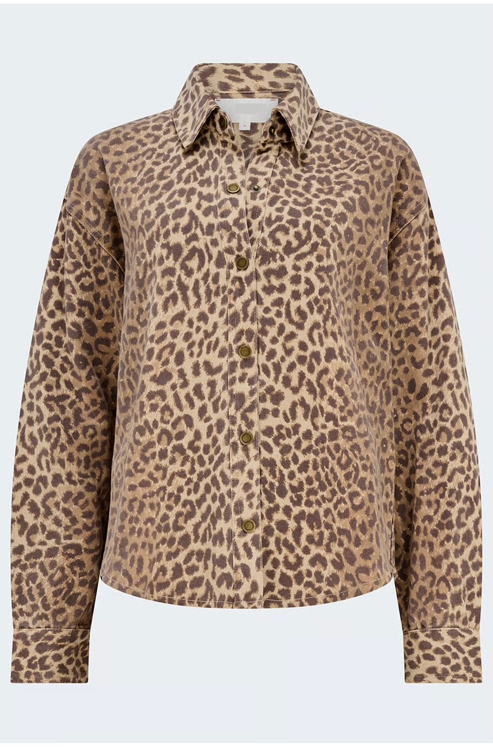 Xix5sav Xirena Cheetah Denim Top