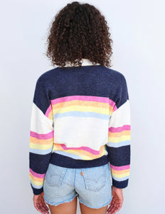 Suz22 Multicolor Stripe Sweater