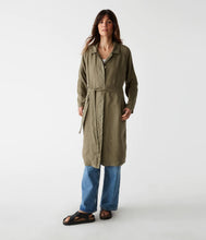 Load image into Gallery viewer, Miwnt005 Olive Linen Jacket
