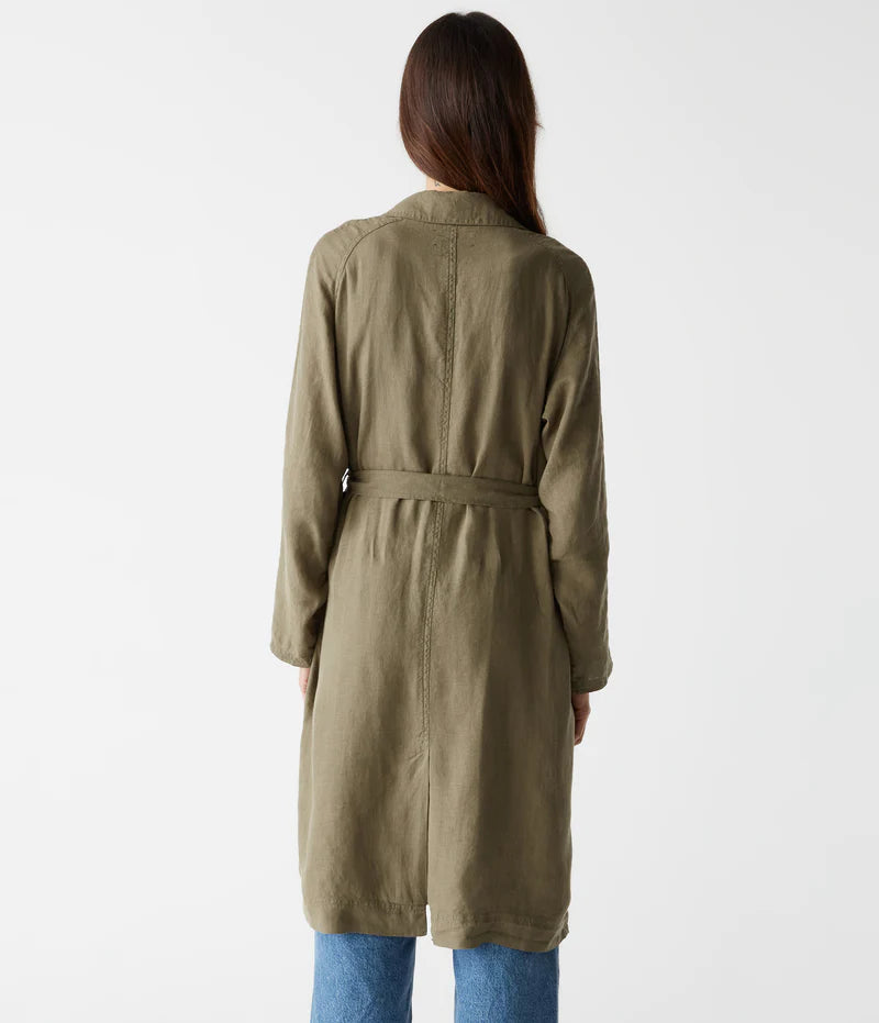 Miwnt005 Olive Linen Jacket