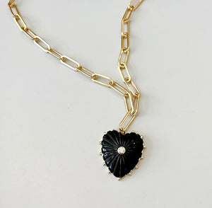 Thmalene Large Heart Necklace