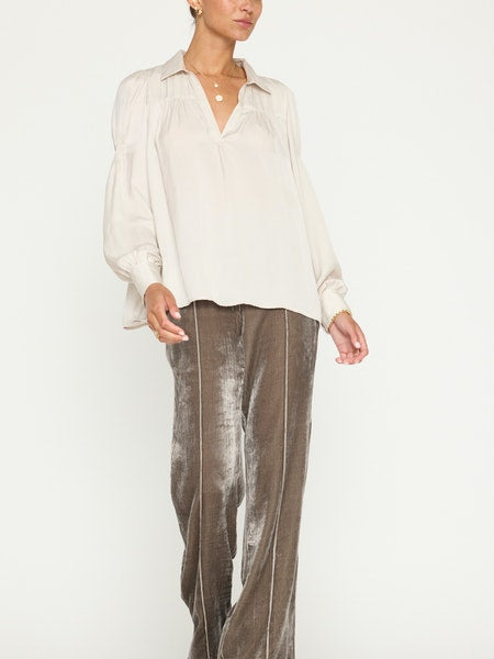 Br4130 Brochu Walker Grey Velvet Pant