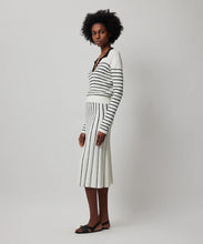 Load image into Gallery viewer, Ataw8680 ATM Stripe Collared Top
