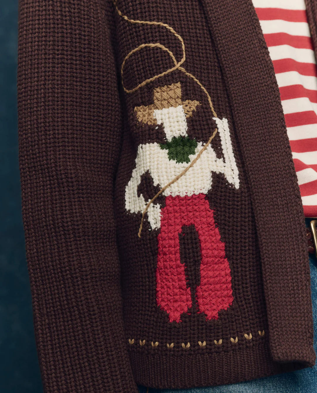 Gr4682 Lasso Lodge Cardigan