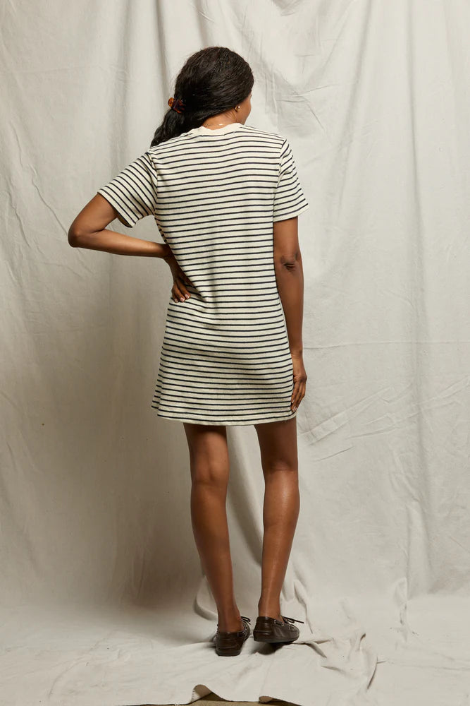 Pej159 Stripe Tee Shirt Dress