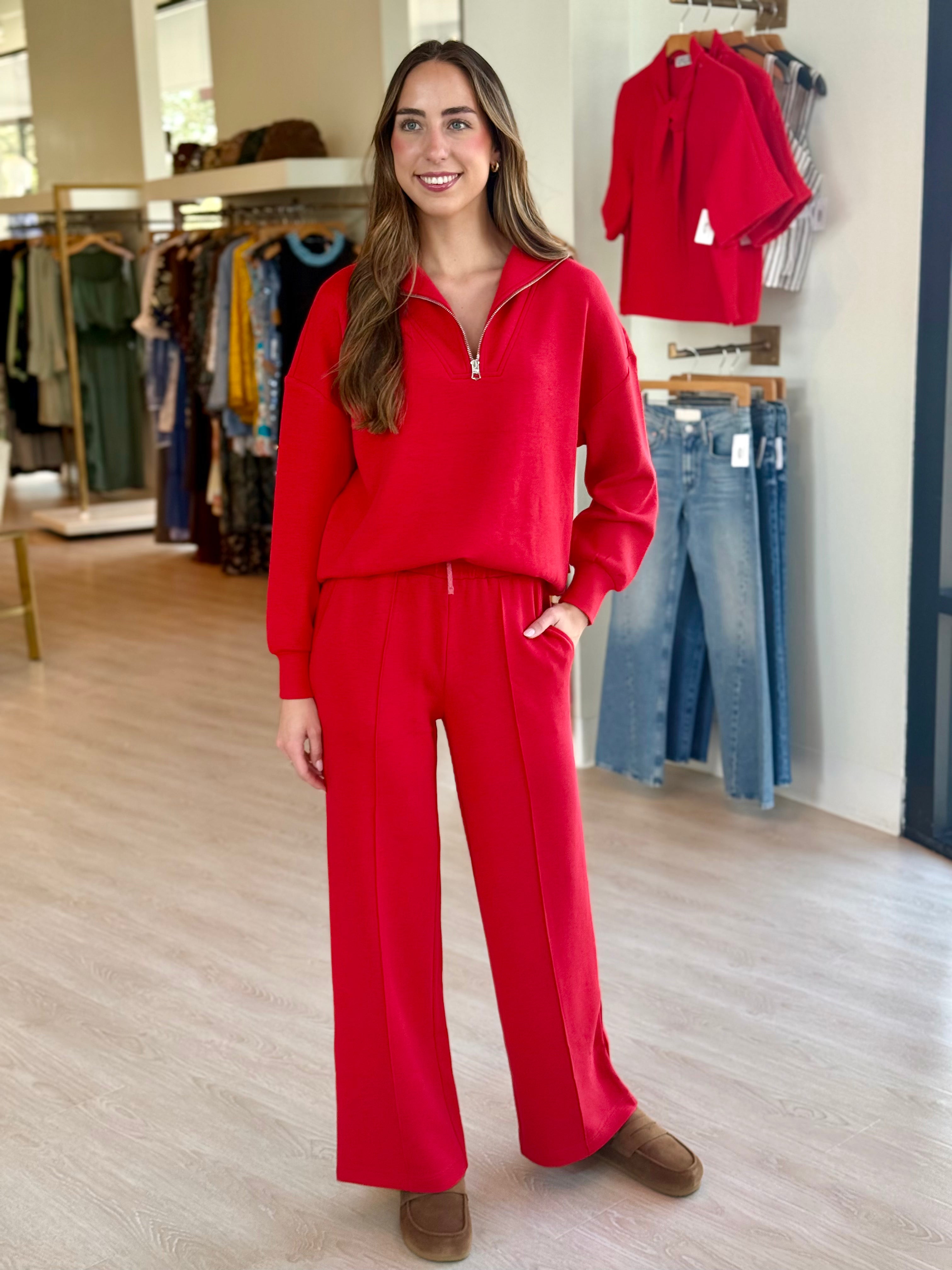 Va01461 SET - Red Marl Lounge Set