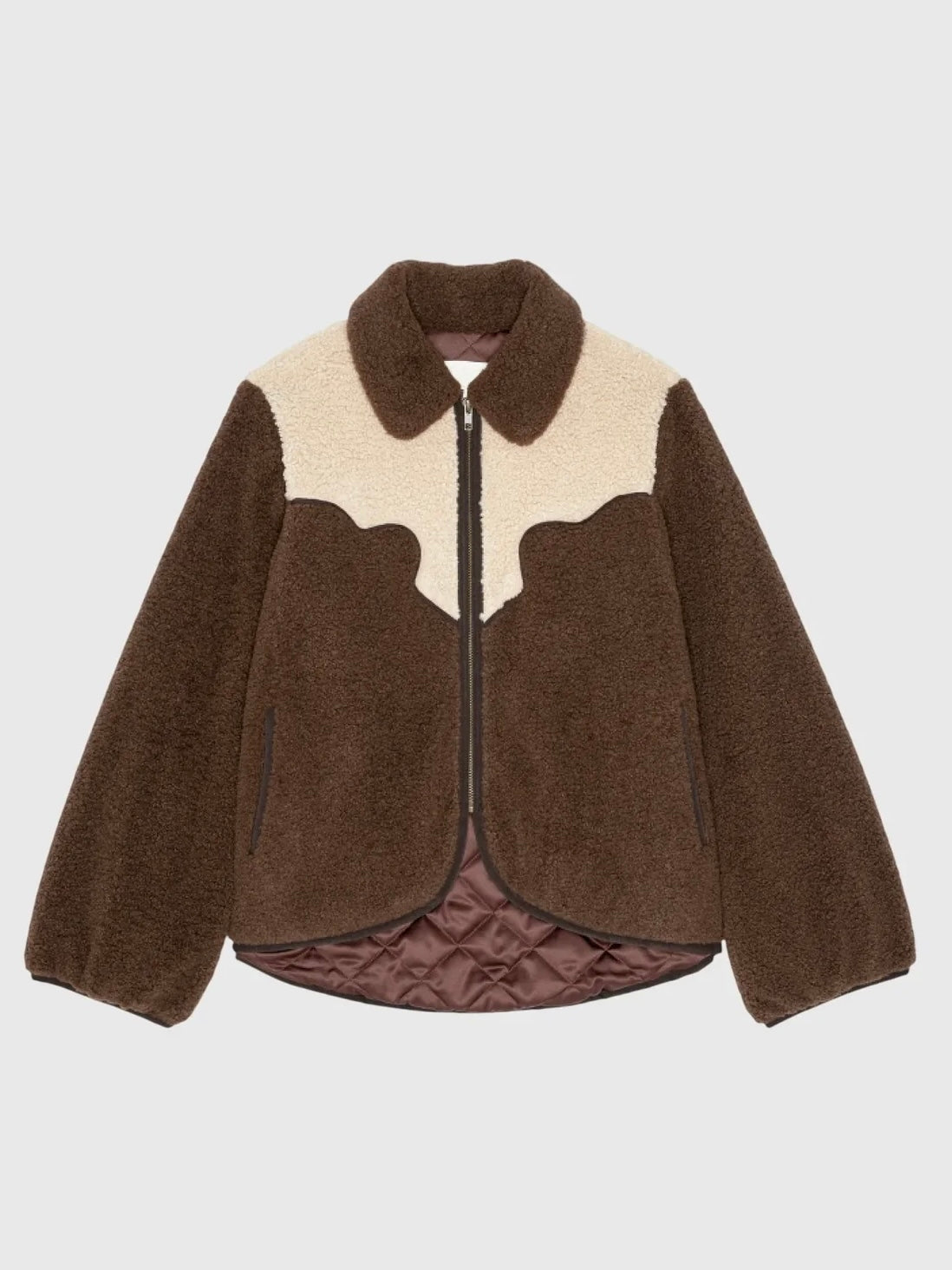 Tg0026 Reversible Western Jacket - Brown