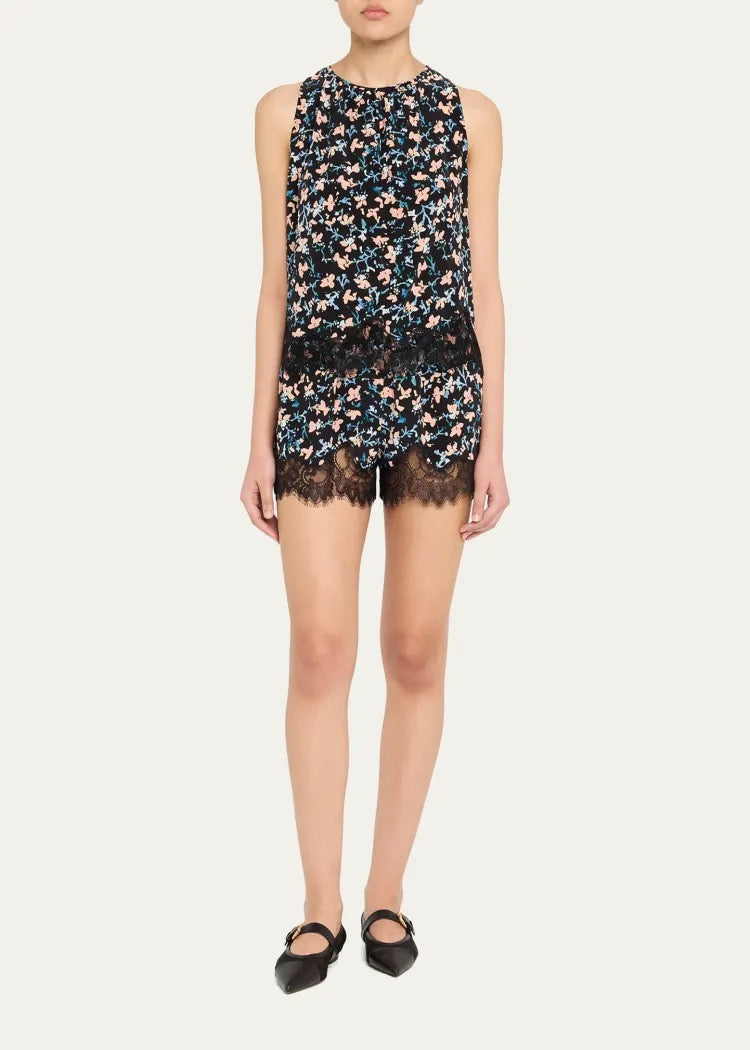 Ul0403 Ulla Johnson Nocturne Silk Shorts
