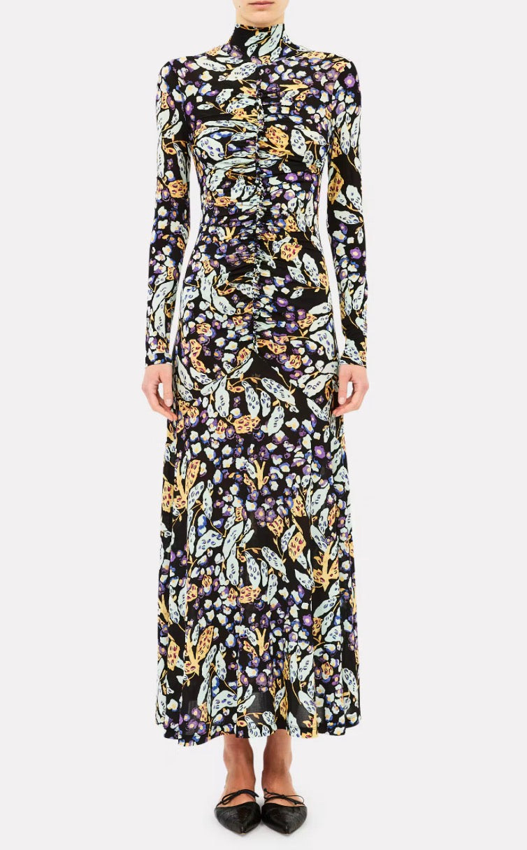 Ul0830 Botanica Jersey Maxi Dress
