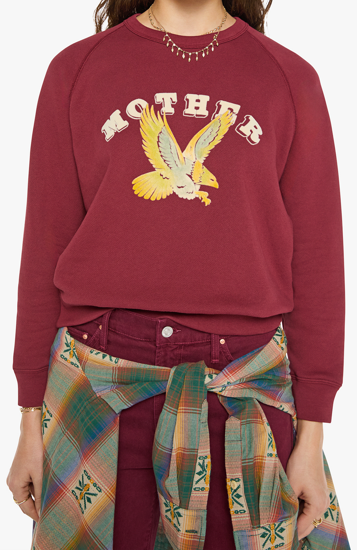 Mo89392 Burgundy Pullover