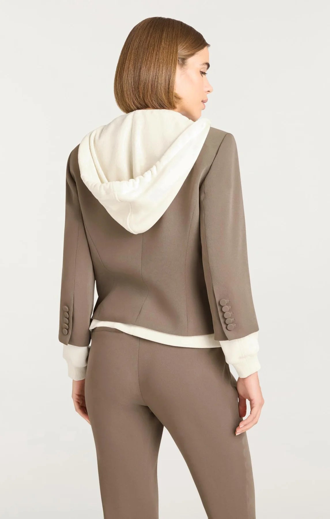 Ci881319 Layered Blazer Jacket