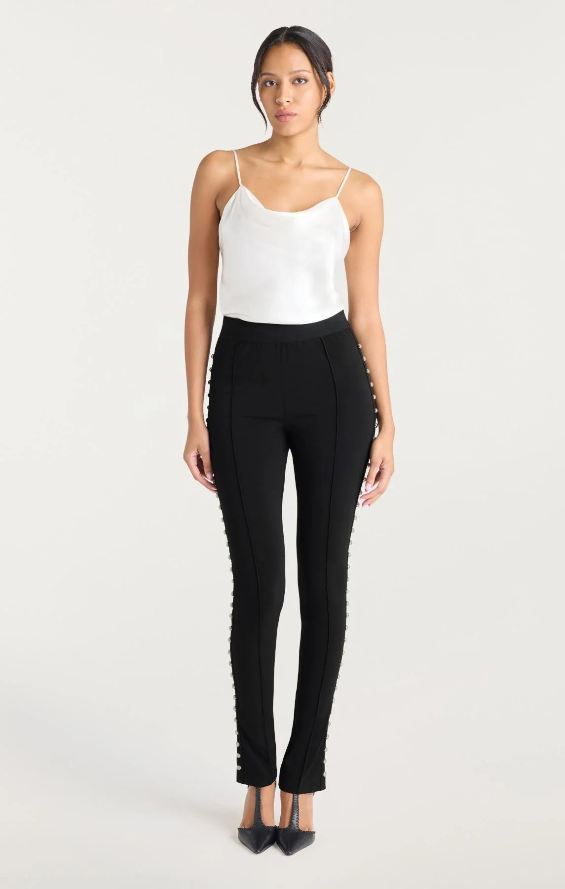 Ci2290 Studded Skinny Pants