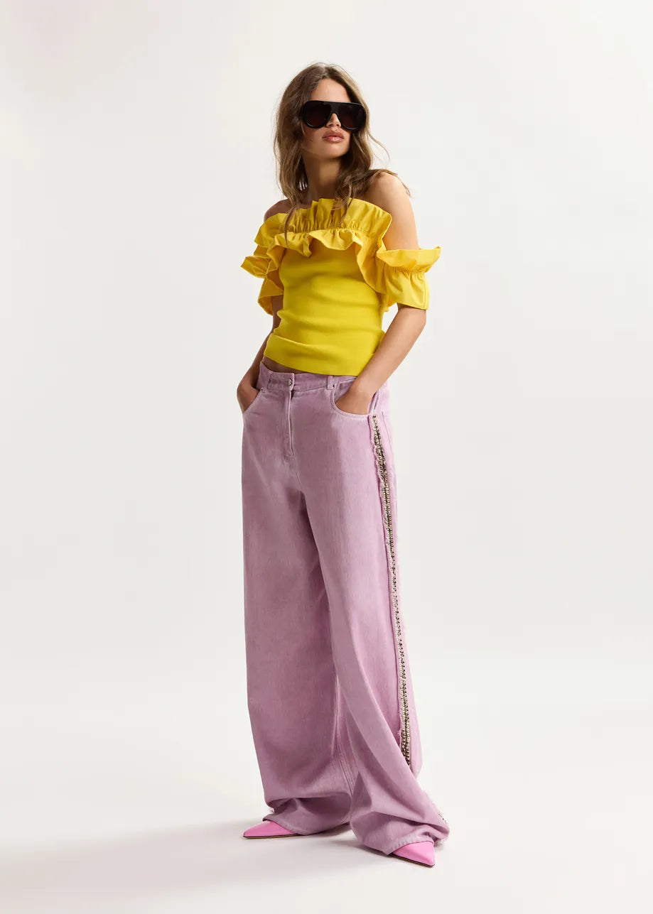 Es4568 Violette Wide Leg Pant