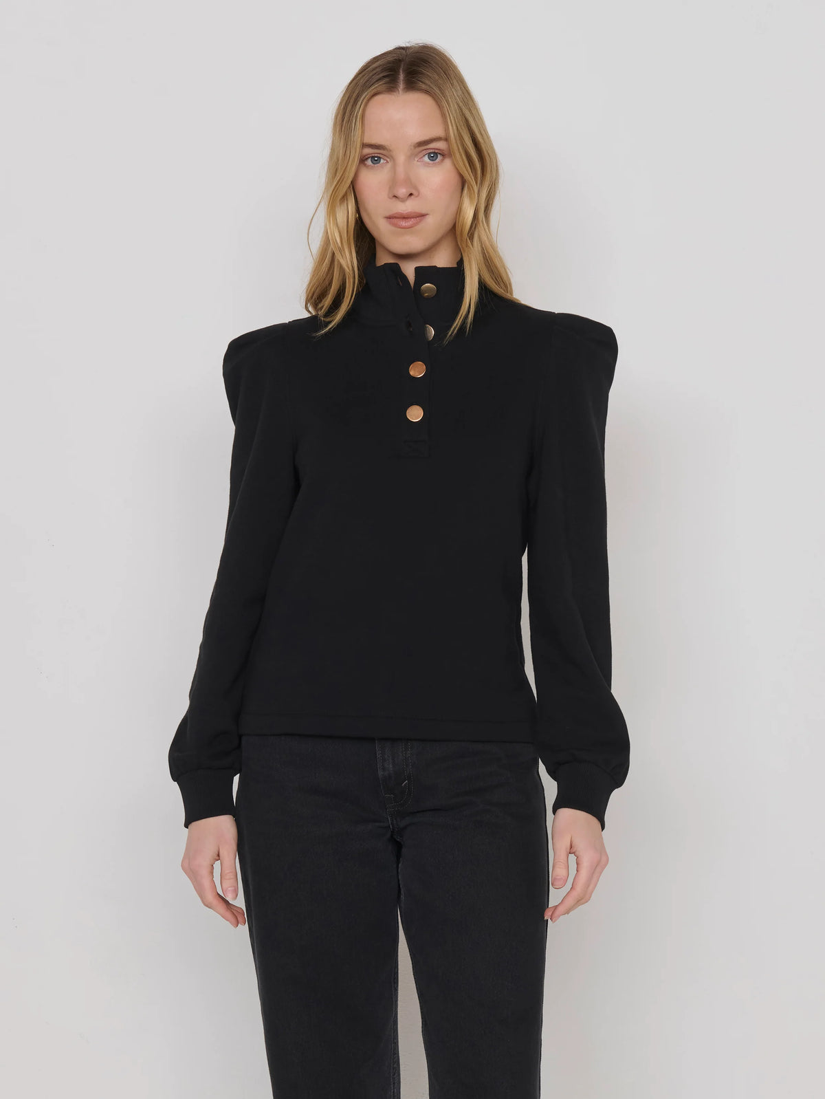 Na11149 Button Up Sweatshirt