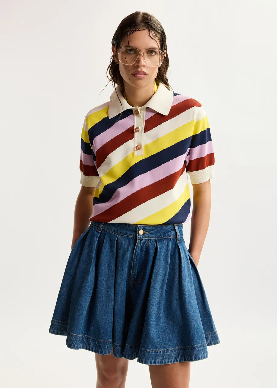 Es5198 Stripe Top