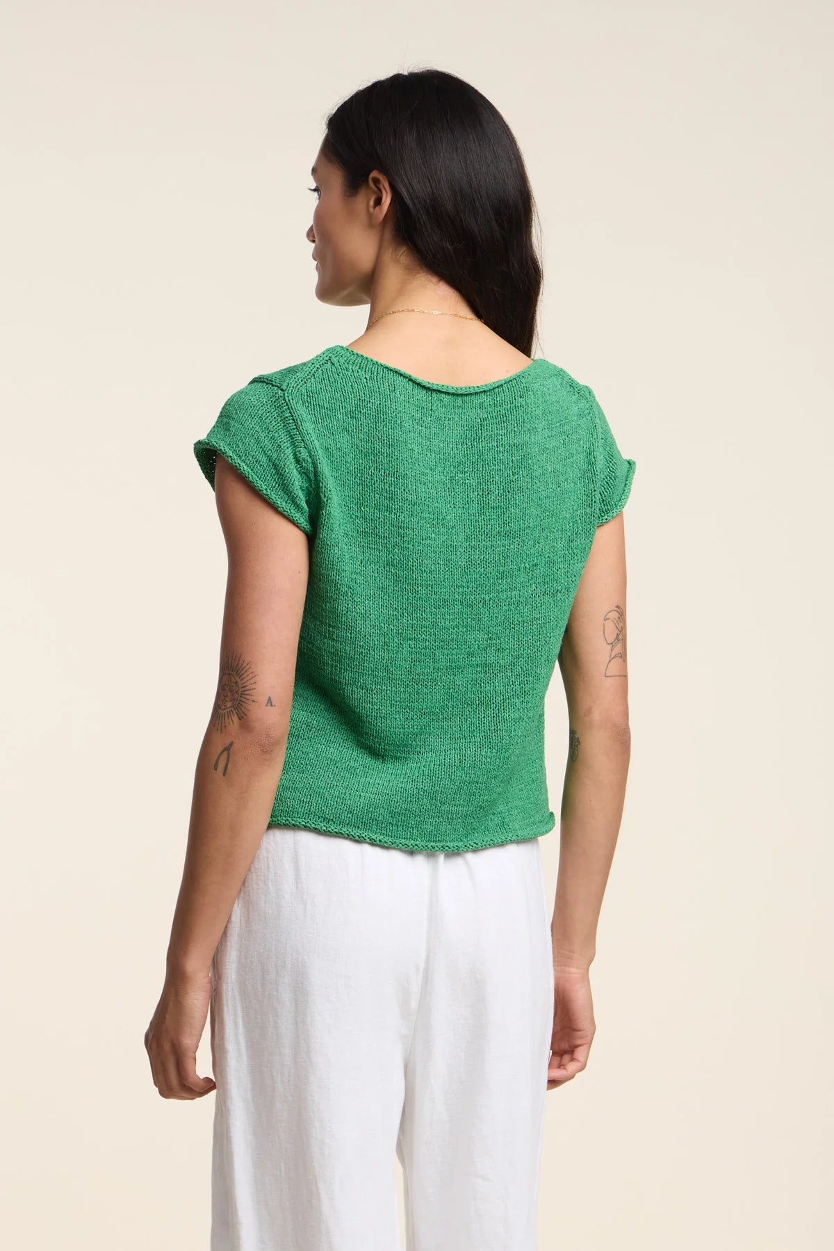 Vemilou Palm Knit Top