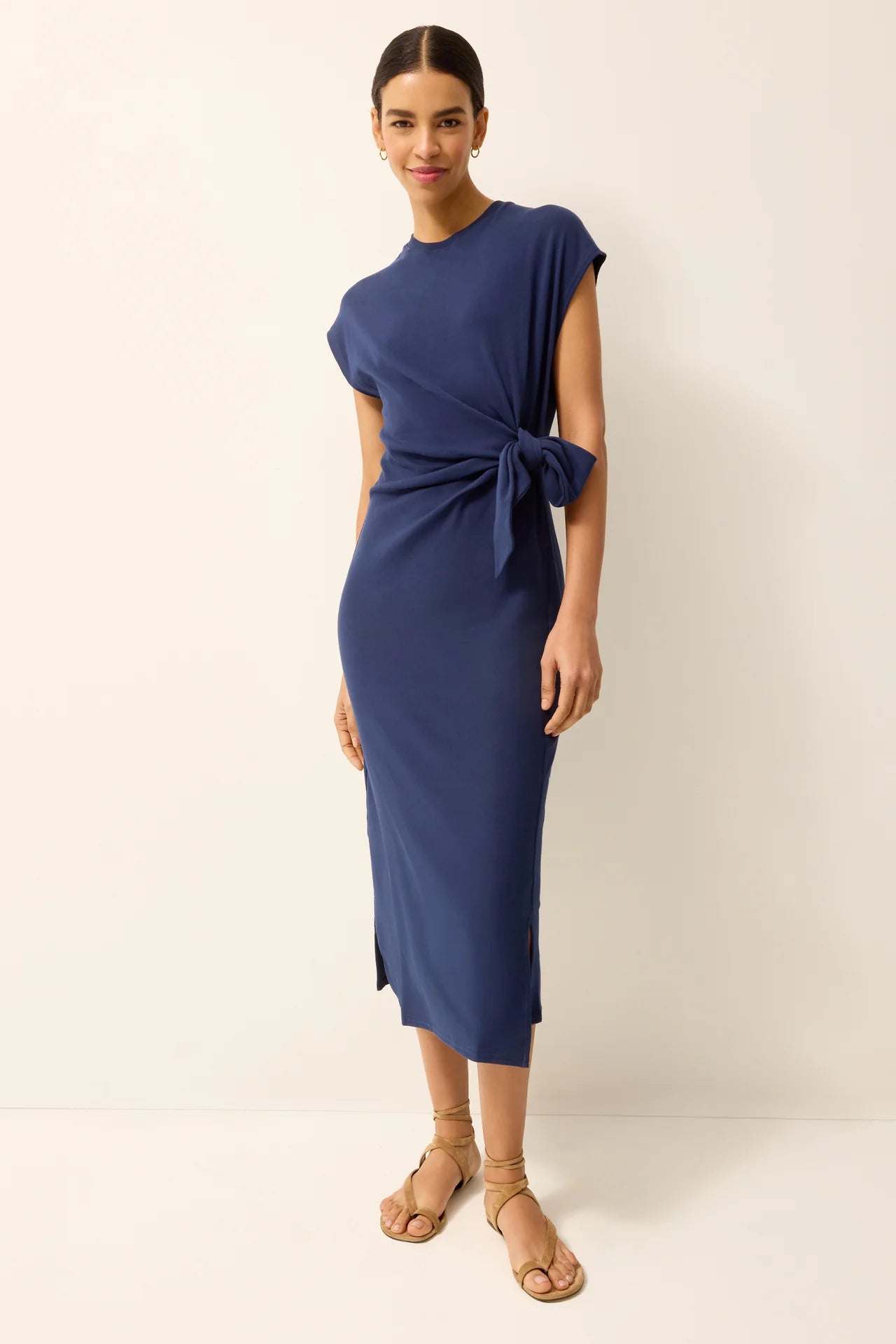 Ma940d Navy Tshirt Dress