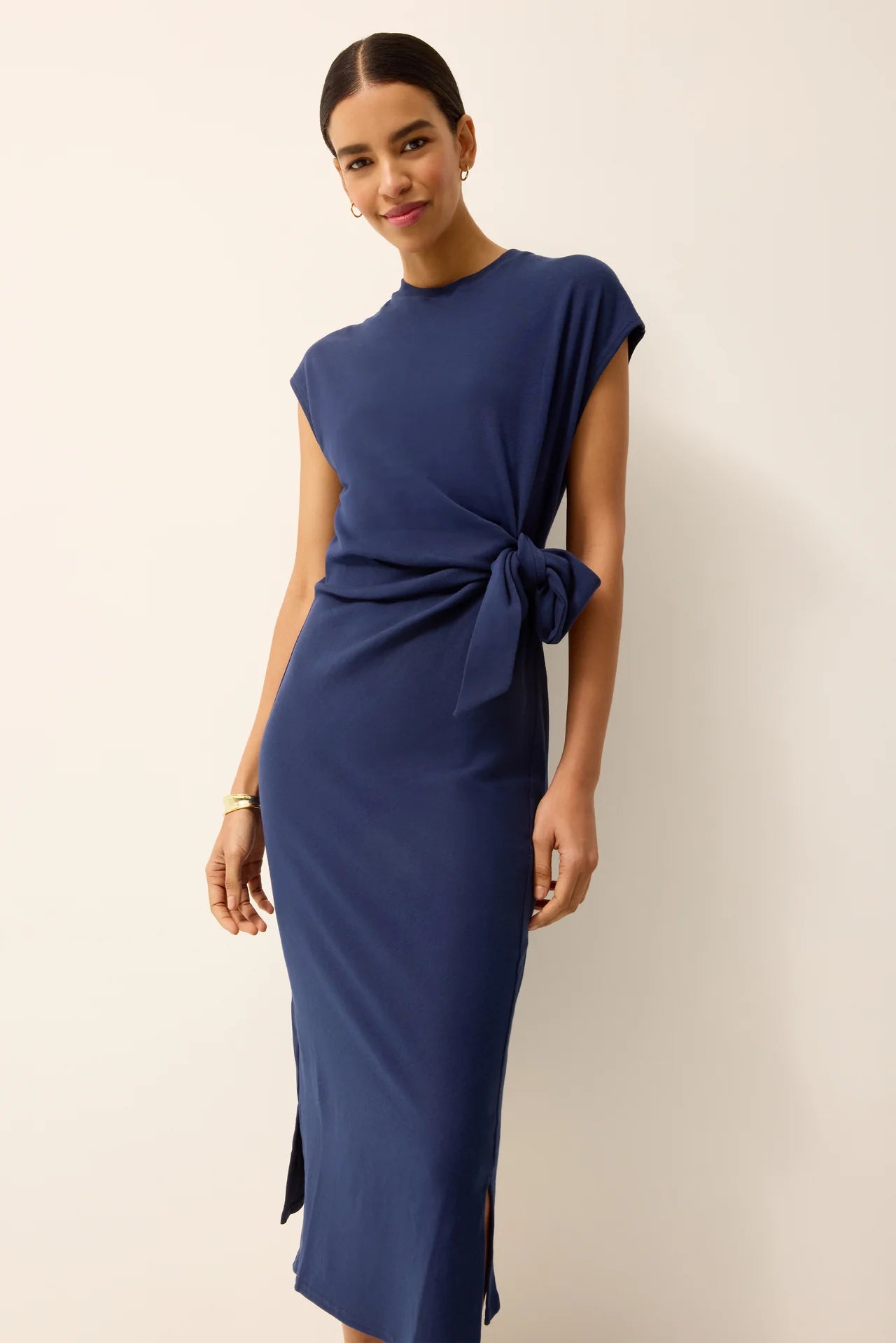 Ma940d Navy Tshirt Dress