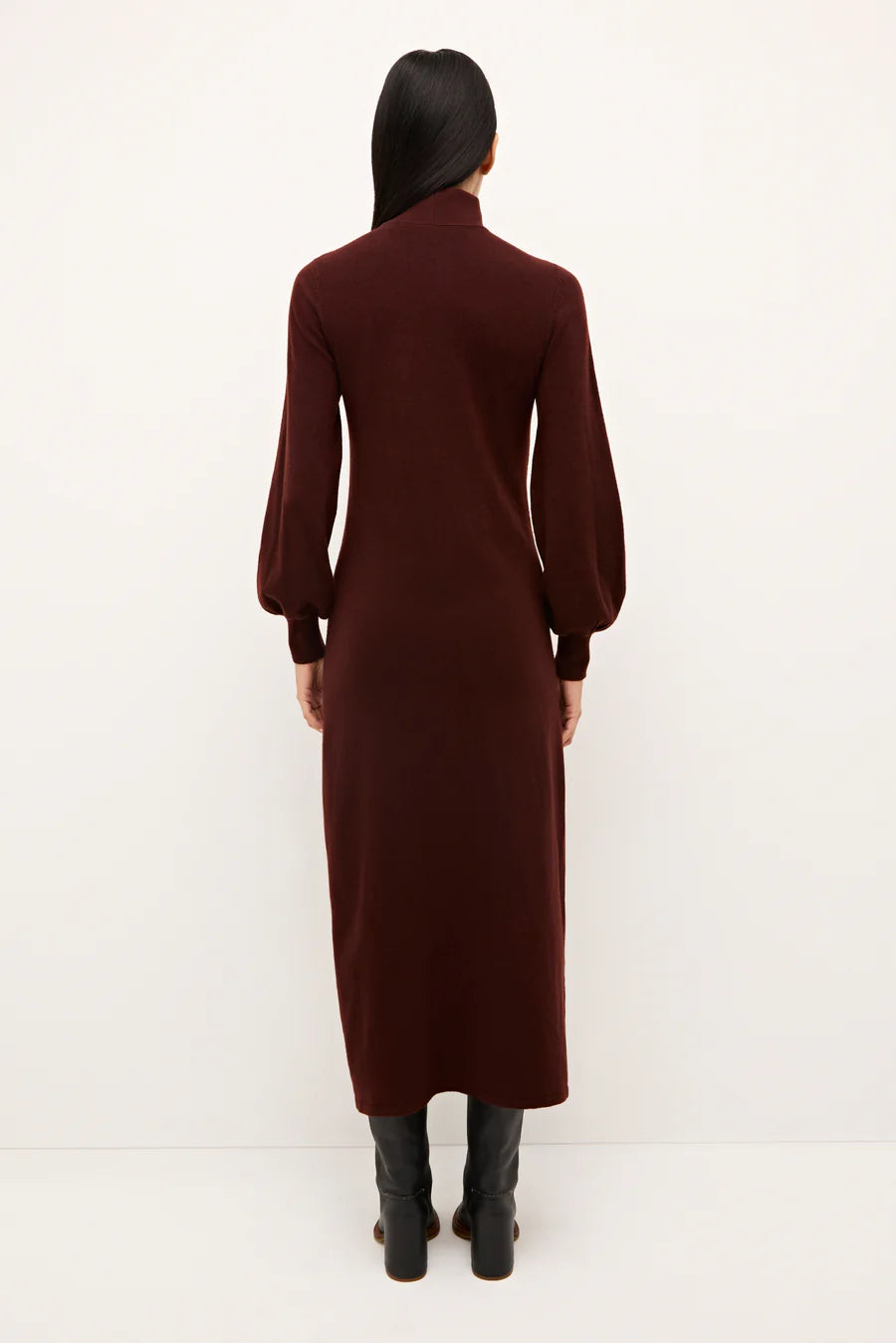 Ma576 Bordeaux Sweater Dress