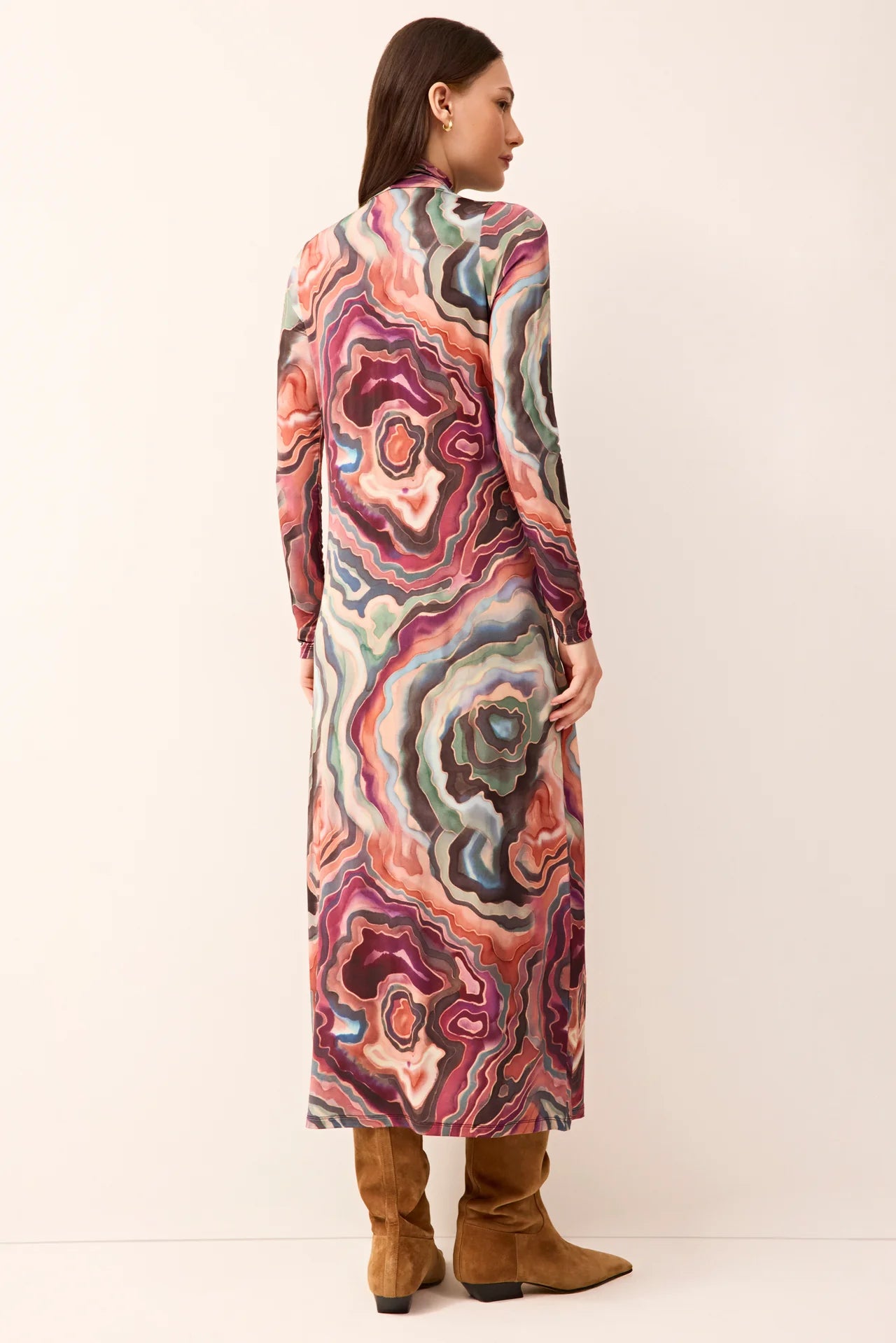Ma2p13 Geo Printed Maxi Dress
