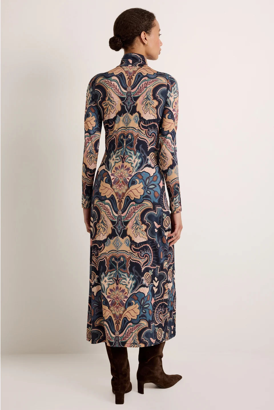 Ma180 Paisley Print Maxi Dress