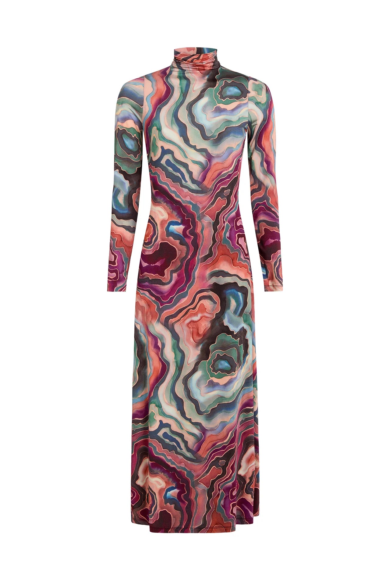 Ma2p13 Geo Printed Maxi Dress