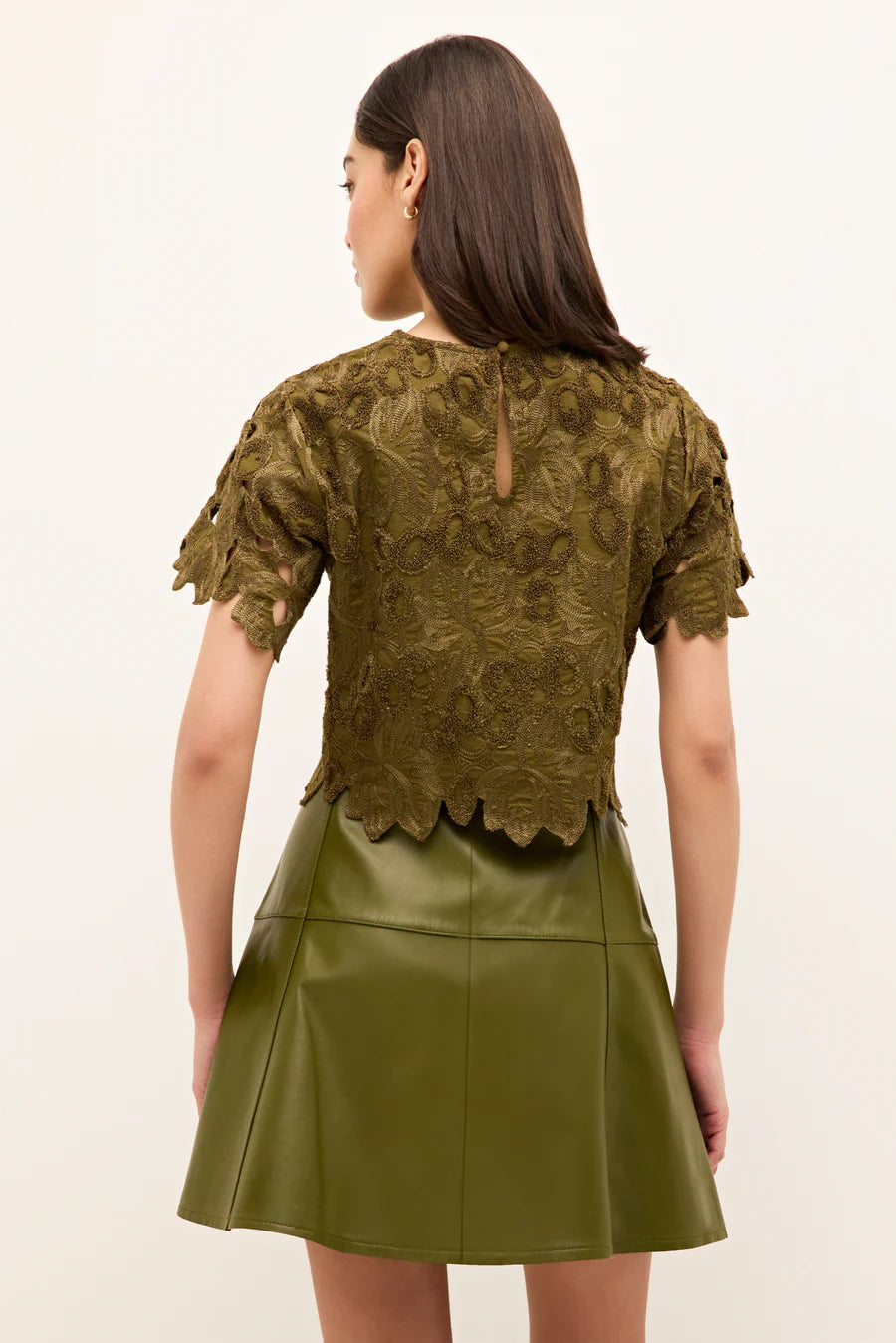 Ma3c3b Juniper Green Mini Skirt