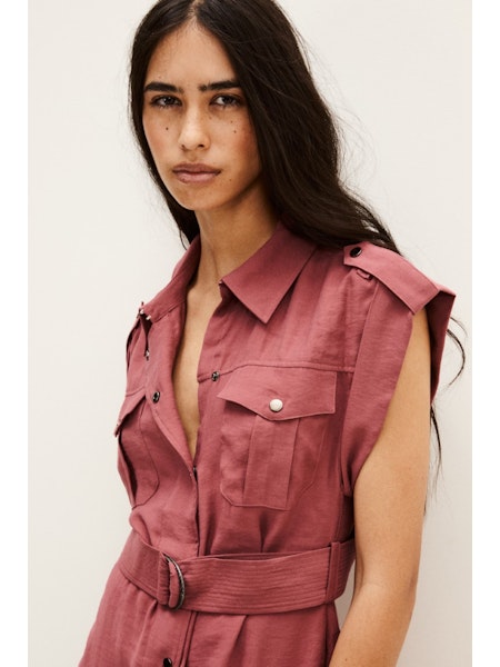 Badiala Rose Belted Dress