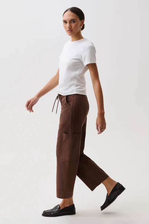 Pi6105 Chocolate Barrell Pant