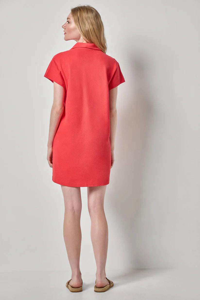 Lipa3394 Red Tunic Dress