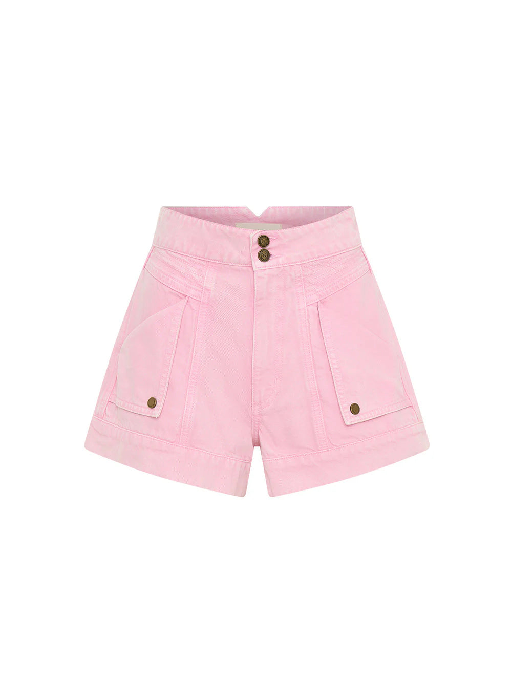 Kim95 Pink Denim Shorts