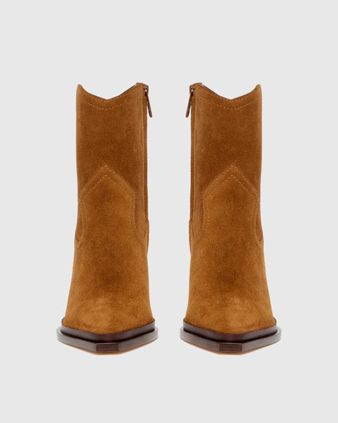 Pa9854 Ankle Bootie - Chestnut